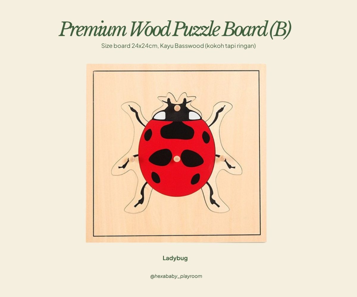 Wood Puzzle Board – Seven-Star Bug