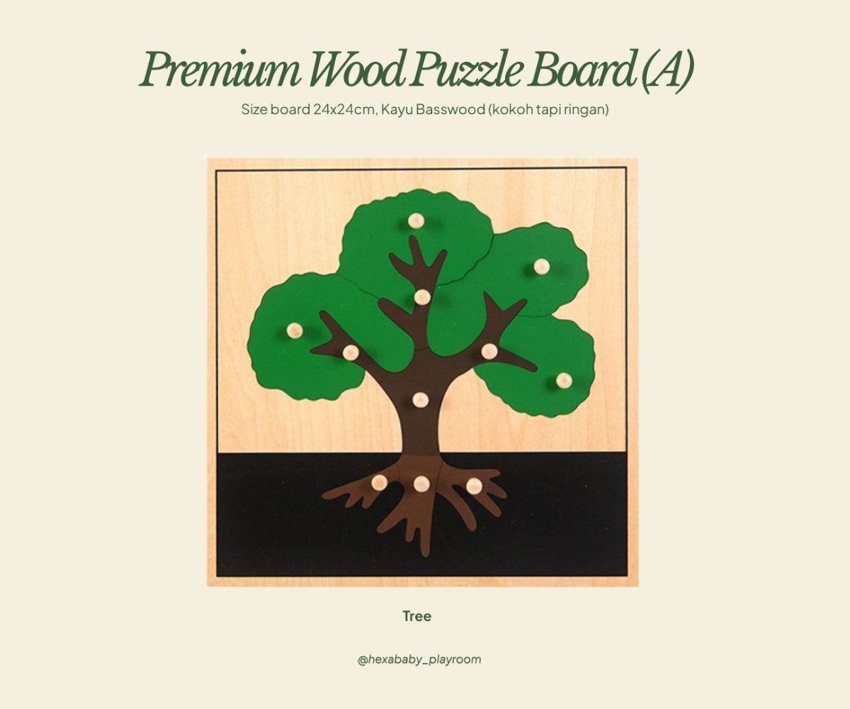 Wood Puzzle Board – Tree